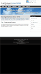 Mobile Screenshot of languageassociates.net